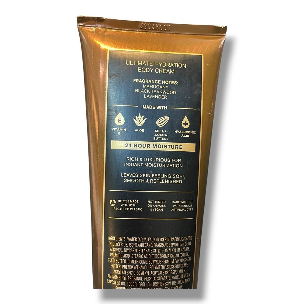 Bath & Body Works Mahogany Teakwood Ultimate Hydration Body Cream 8 oz - Picture 6 of 8